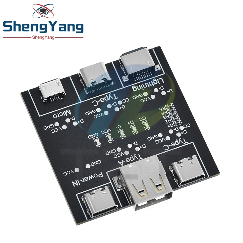 DT3 Data Cable Detection Board Type-C Micro USB C Cable Tester Short Circuit On Off Switching Diagnose Tool for iOS Android image 4