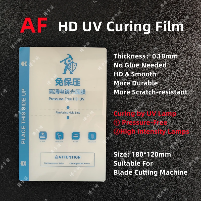 50pcs HD Hydrogel Film For All Phone Protecting Film Cutting Machine Matte/Anti Blue-Ray/UV/Privacy TPU LCD Screen Protector