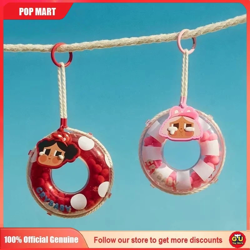 

POP MART Crybaby Vacation Mode On Series Keychain Blind Box Surprise Festival Gifts Cute Bag Decor Collect Crybaby Mystery Box