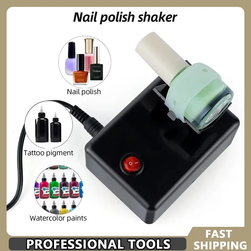 

Electric Nail Polish Shaker Tattoo Ink Pigment Shaking Mixer Nail Polish UV Gel Paint Liquid Bottle Anti-Caking Shaking Machine