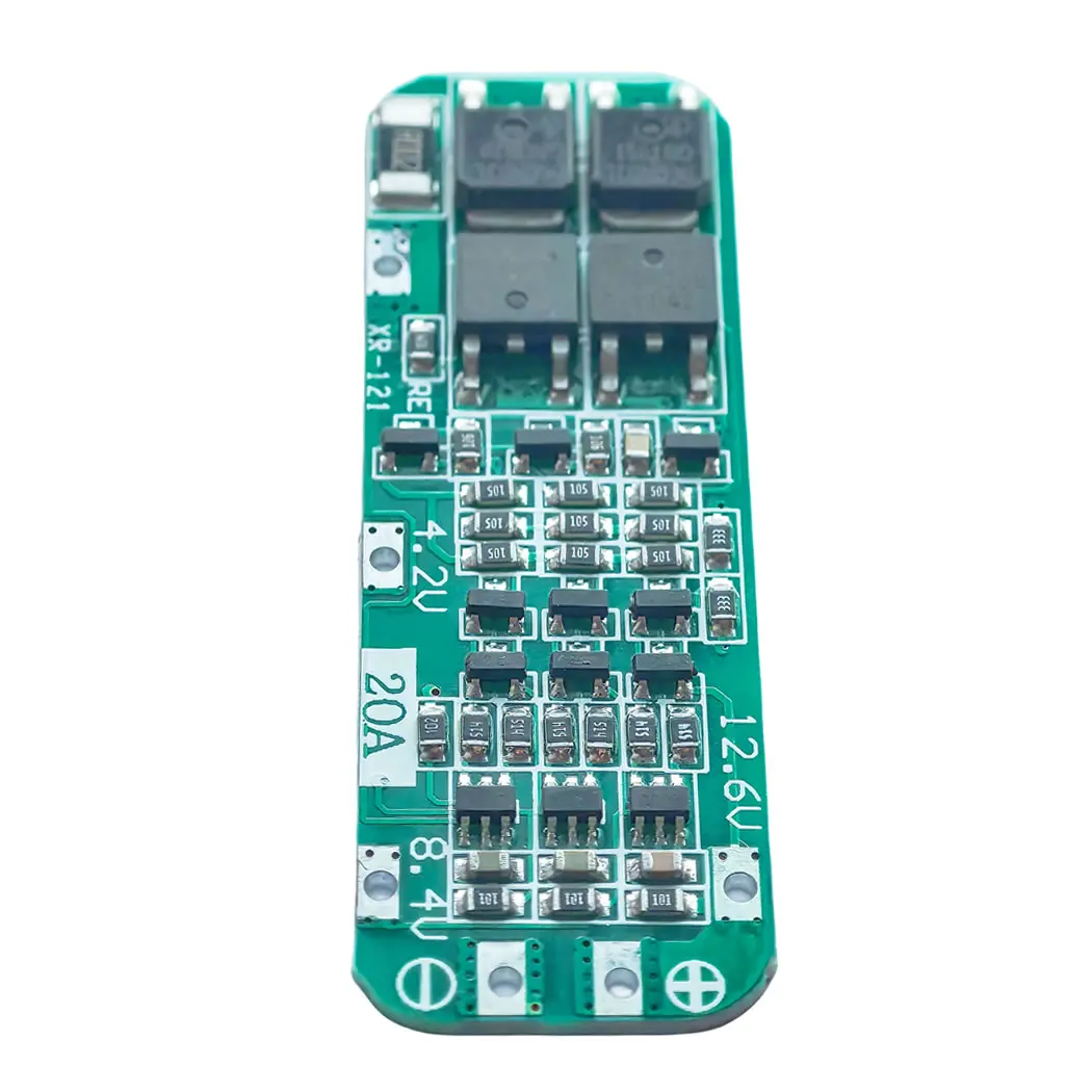 Placa de Proteção PCB BMS para Drill Motor, 3S 20A Lithium Li-ion Battery 3.6V 3.7V 18650 Carregador, 12.6V Lipo Cell Module