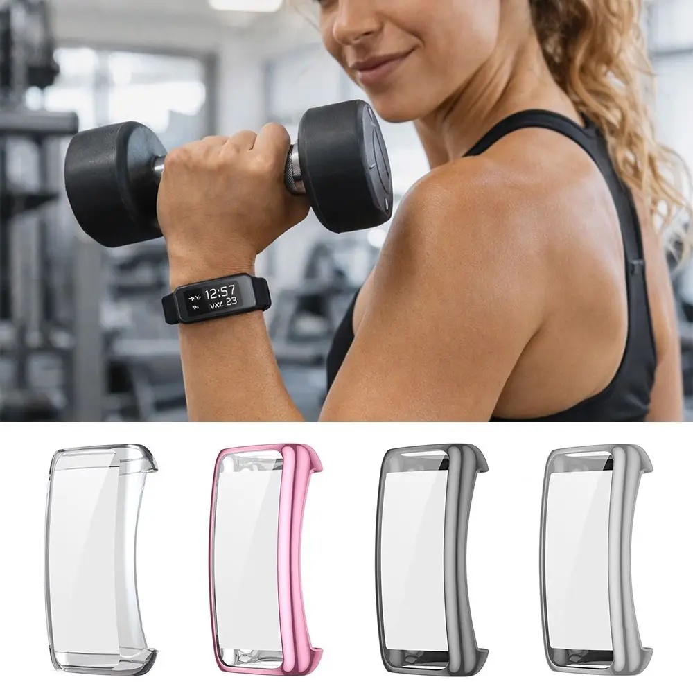 TPU Protective Shell Shockproof Scratch Resistant Screen Protector Universal Protective Bumpe for Fitbit inspire3/inspire2
