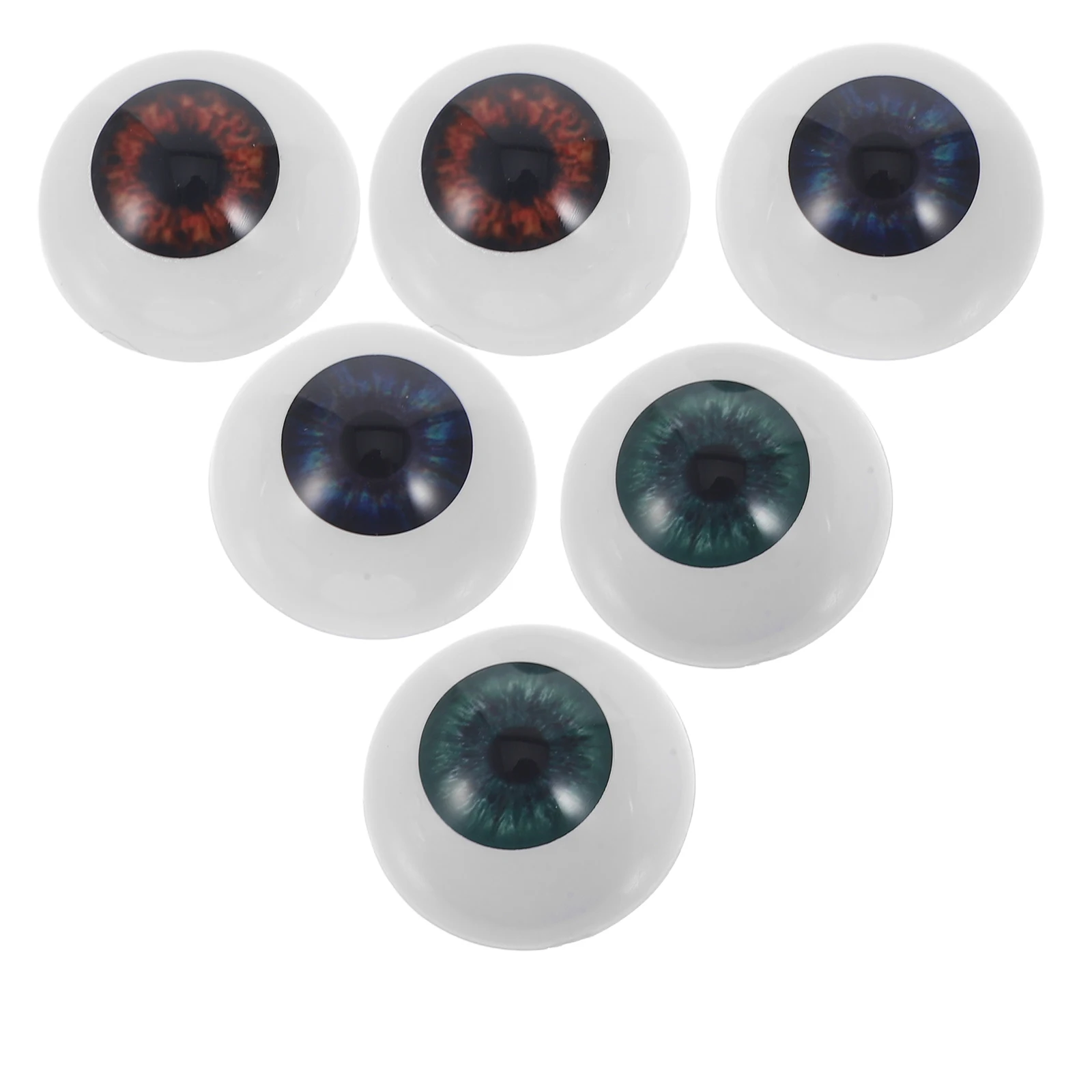 

3Pairs Acrylic Eyes Halloween Realistic Fake Eyeballs for Horror Props DIY Craft Cosplay Masks Puppet Bears Crochet Animals
