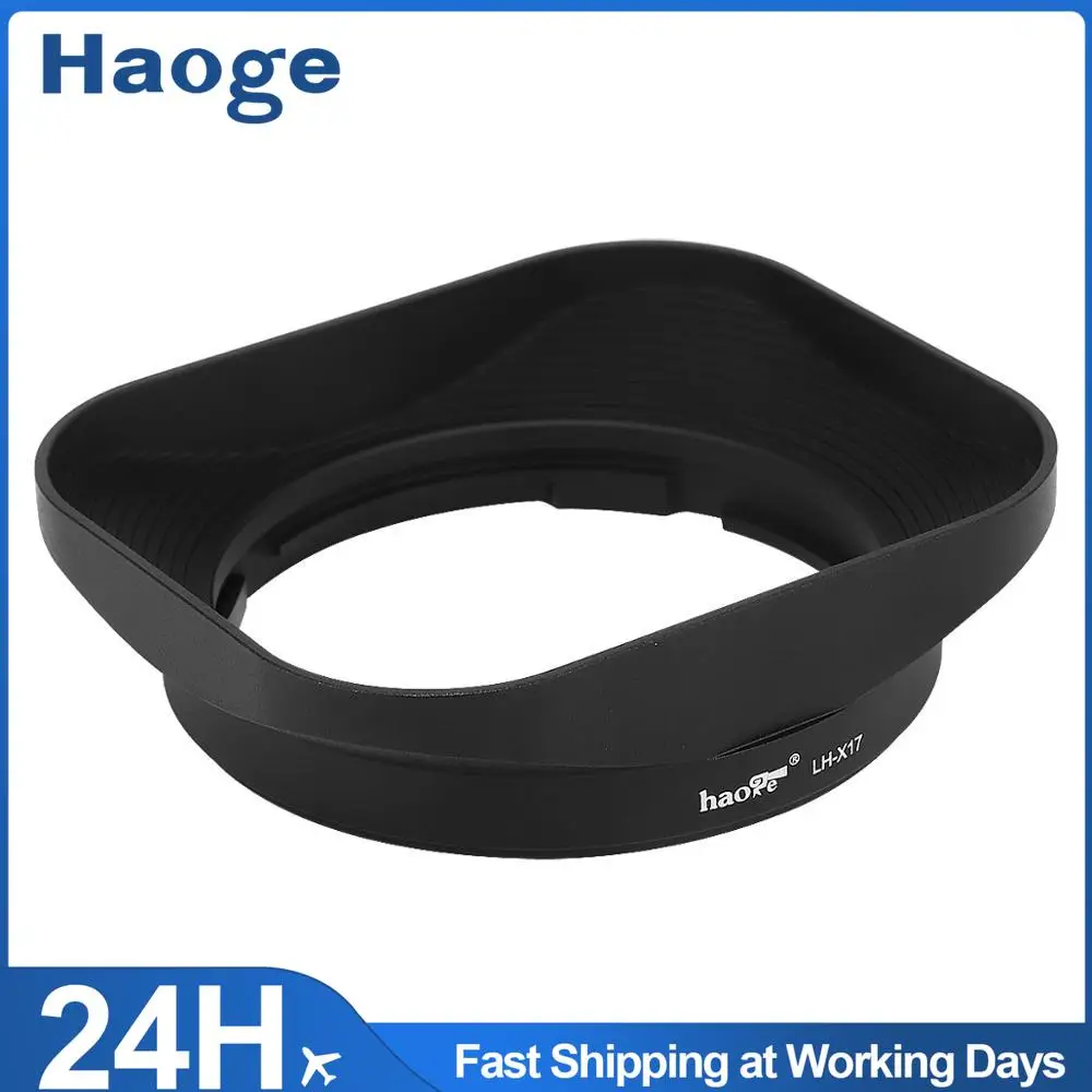 

Haoge LH-X17 Квадратная Металлическая бленда для объектива Fuji XF 16 мм F2.8 R WR на объектив X-Pro2 X-Pro1 X-T2 X-T1 X-T20 X-T10 X-E2S X-A5 X-A20 X-E3