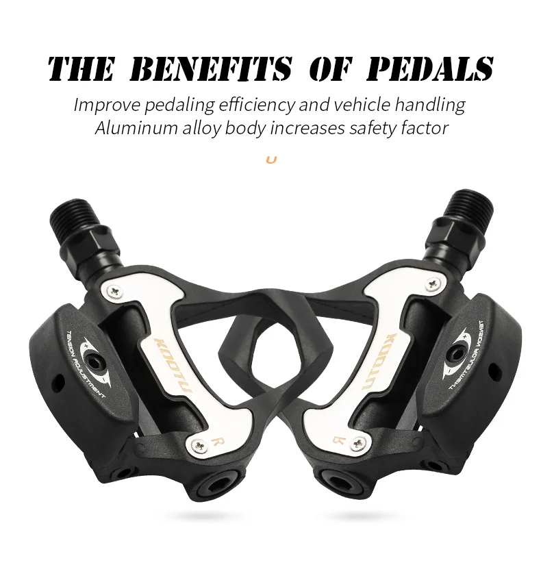 US Warehouse Rennrad Klickpedale Rennschuhe Clip-On-Pedale mit abgedichteten Lagern für Shimano- und KEO-Systeme – Detail 10