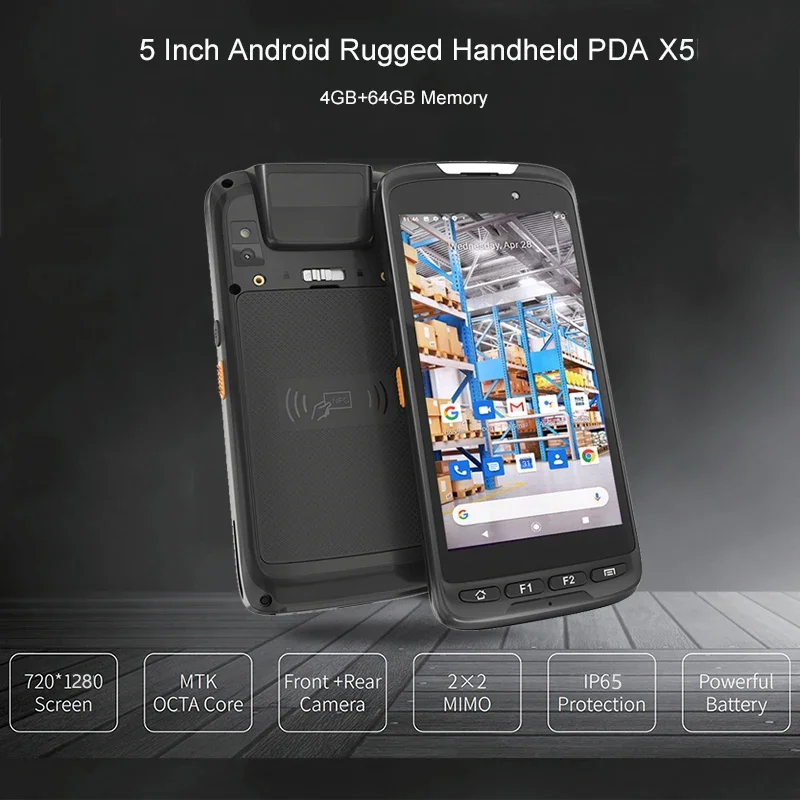 

Портативный лазерный сканер штрих-кодов Android 11 OS 4G 64G