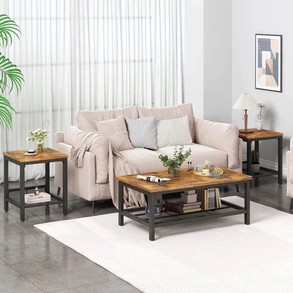 Industrial Coffee Table Set 2