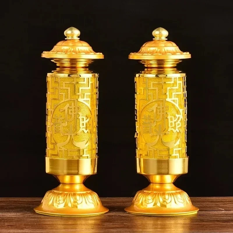 Colorful LED Buddha Lamp, Eternal Light in Front of Buddha, Home Furnishing, Feng Shui, Buddhist Decoration Accessories, Plug In