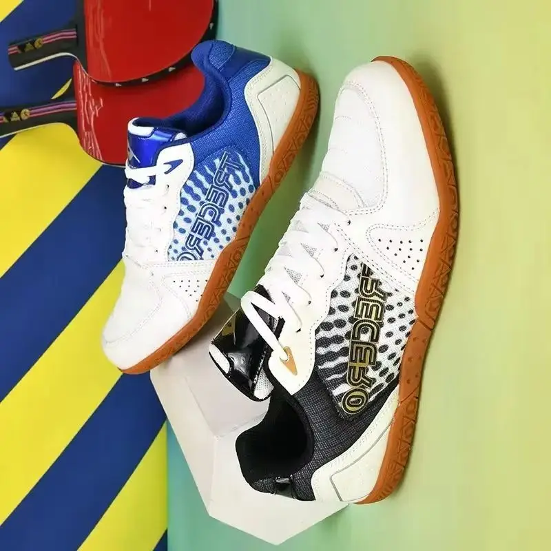 2025 New Table Tennis Shoes Men Brand Badminton Shoes Breathable Gym Training Shoe Man Anti-Slippery Court Shoe