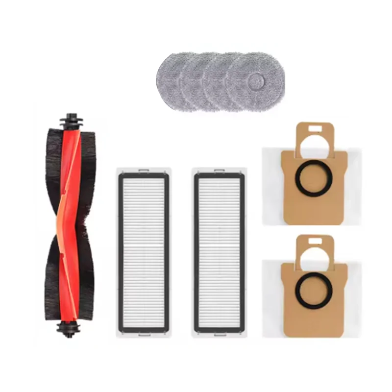 

ABJO-For Xiaomi X20+ X20 Plus Vacuum Cleaner Replacement Parts Brush Filter Dust Bag Mop Cloth And Main Brush Cover Kit