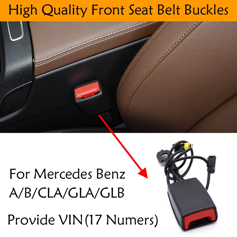 High Quality Belt Lock Front Left/Right Seat Belt Buckle For Mercedes Benz A B CLA GLA GLB