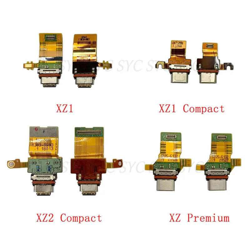 USB Charging Port Connector Flex Cable For Sony Xperia XZ1 Compact XZ2 XZ Premium Charging Connector Repair Parts