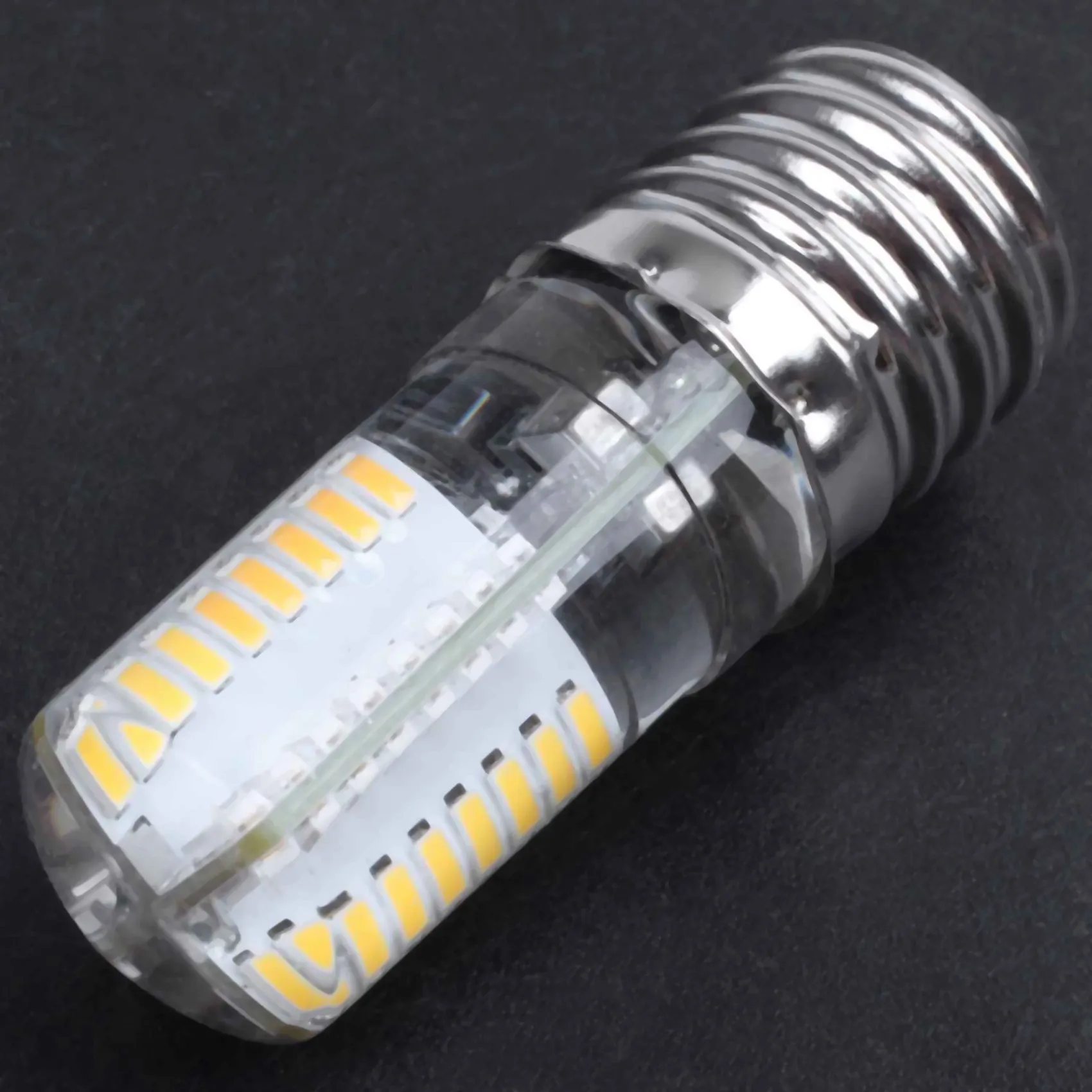 

ABUP-4X E17 Розетка 5 Вт 64 Светодиодная лампа 3014 SMD Свет Теплый белый переменный ток 110 В-220 В