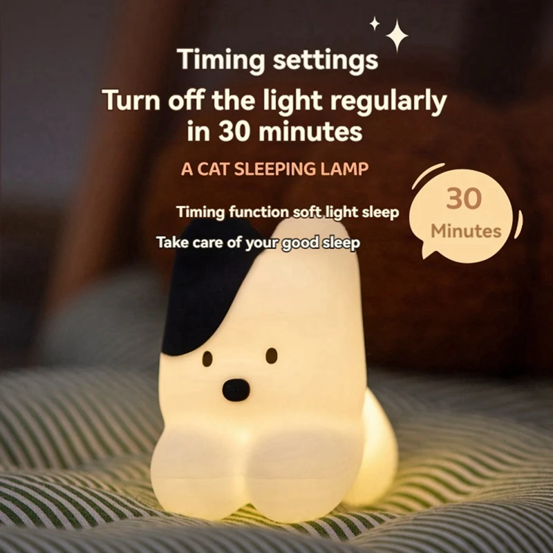 Feitian ลูกแมว Night Light USB ชาร์จห้องนอนข้างเตียงบรรยากาศสาวของขวัญวันเกิด Night Light