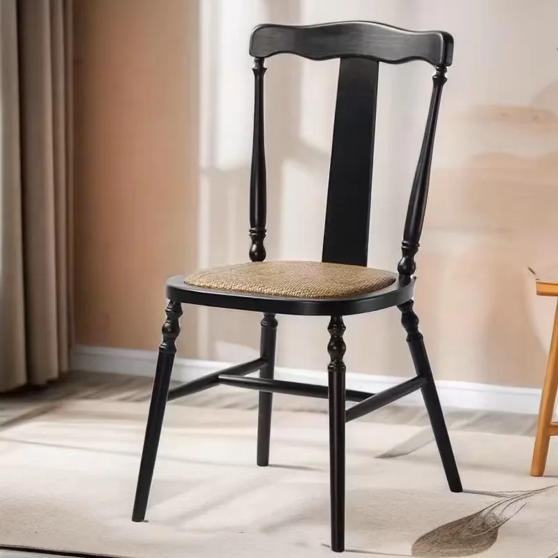 Stoel Ash Hout Eetkamerstoel Franse Rugleuning Huishouden