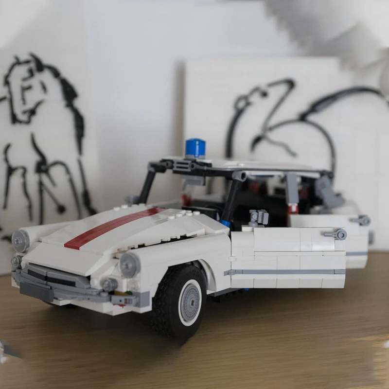 

969PCS MOC Creative Model Citroen Ds 19 Ecto 1 B Building Block DIY Assembly Brick Display Gift Collectible Decoration Home