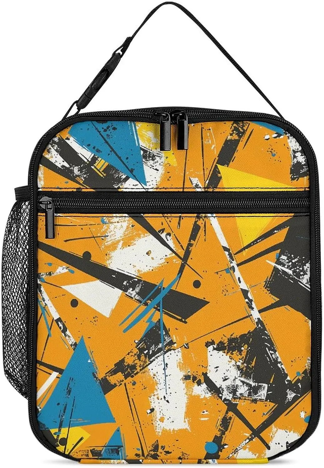 

Lunch Bag for Women Men Urban Graffiti Style lunch Box for Adults Insulated lunchbox Cooler Bags Reusable Lunch Tote B