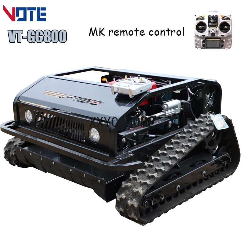 Agricultural Machinery Miniature Crawler Electric Home Robot Ride Sickle Bar Green Remote Control Lawn Remote Mower Customized