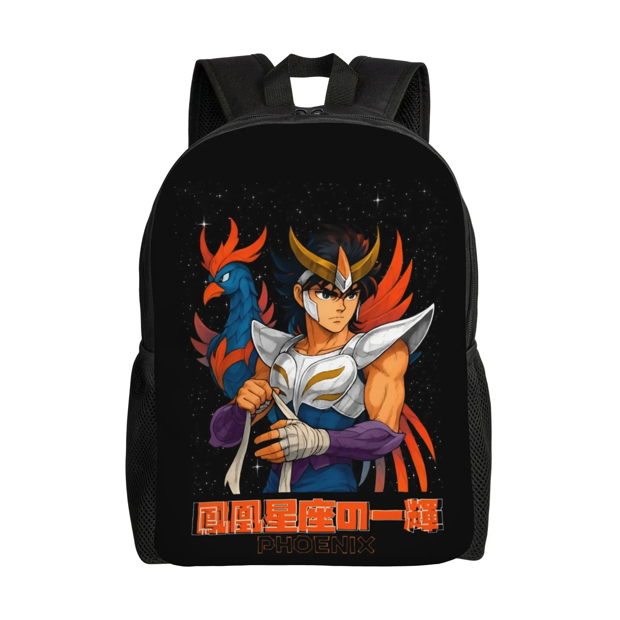 

IKKI NO PHOENIX backpack ita bag mochila Versatile Journey Zipper Closure Rucksack