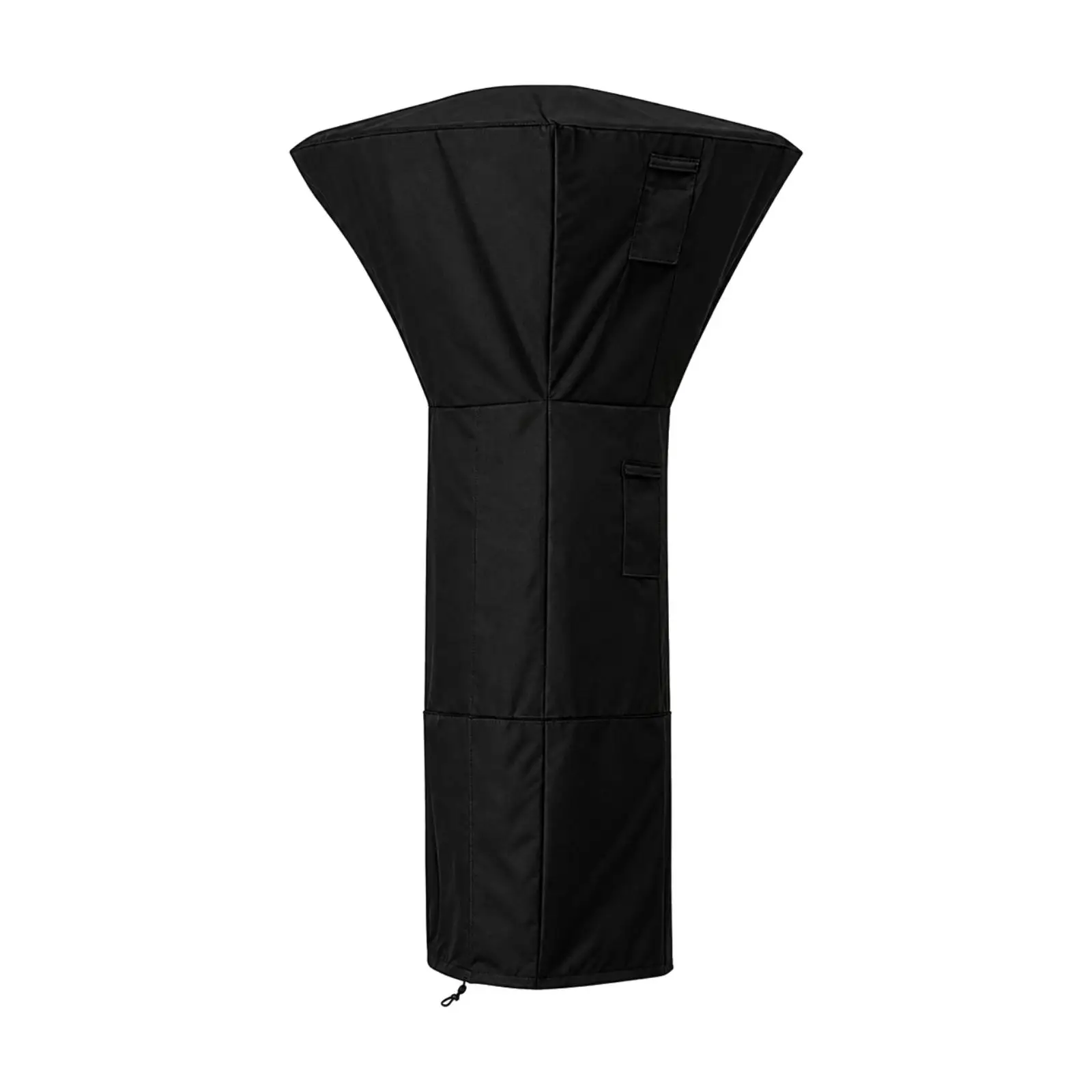 Square-Top Patio Heater Cover Weather-Resistant Tall Patio Heater Cover with Drawstring Heavy Duty Full-Length for Deck, Garden
