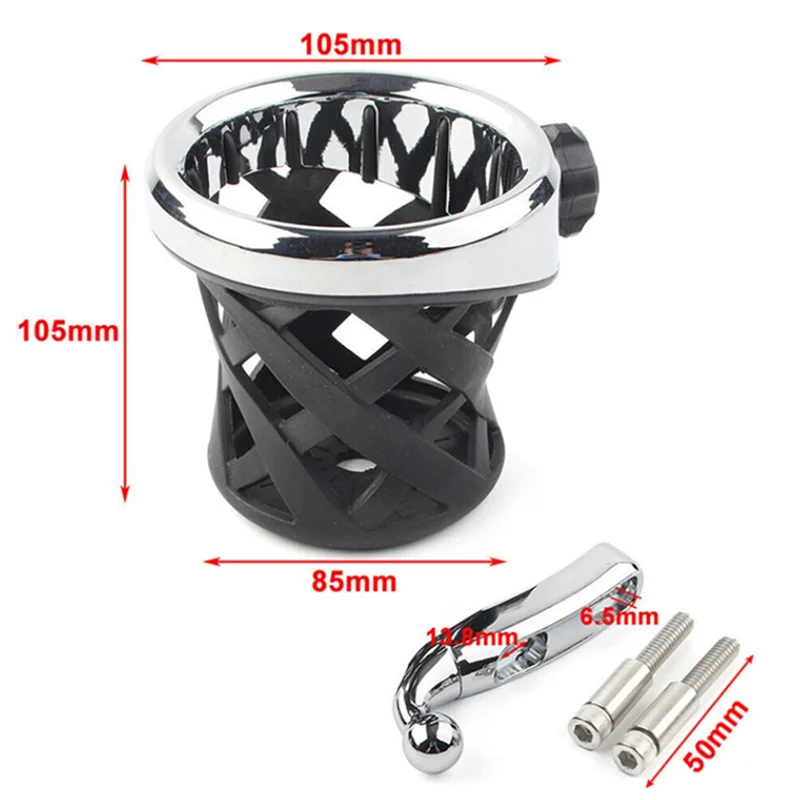 A51K-For Honda GL1800 Goldwing 1800 2018 دراجة نارية الركاب حامل مشروبات ABS وزجاجة الألومنيوم كأس الدعم