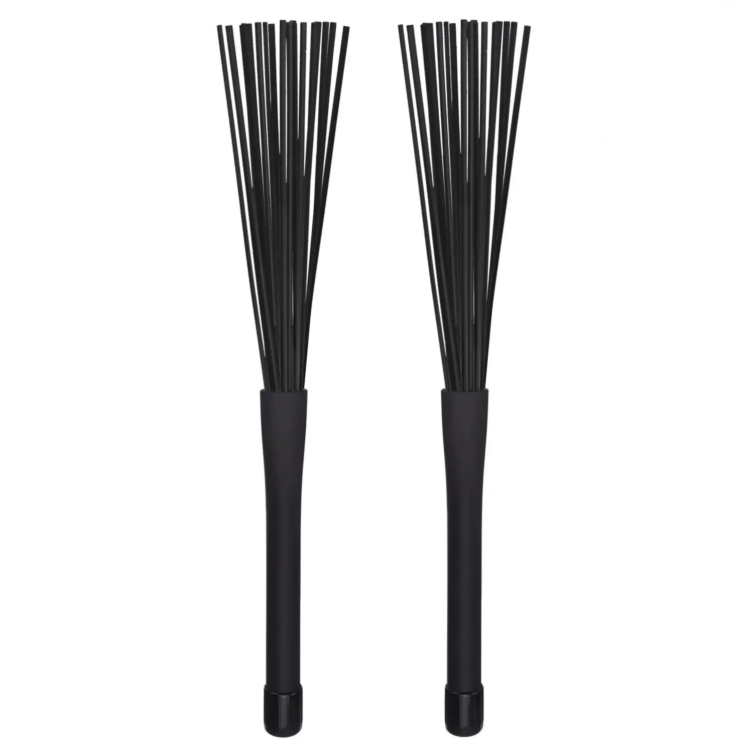 Baguettes de tambour rétractables, Jazz Brushes, Noir, 32 cm, 1 paire