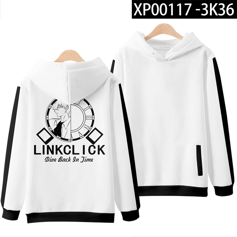 Link Click Anime Shiguang Daili Ren Lu Guang Cheng Xiaoshi Cosplay Hoodie Hip Hop Graphic Sweatshirt Streetwear Casual Tracksuit