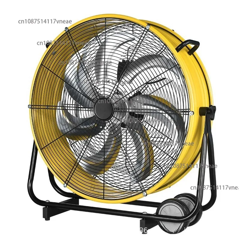 30 Inch Industrial Drum Fan 3 Speed Heavy Duty Metal Floor Air Cooling Fan Commercial Use