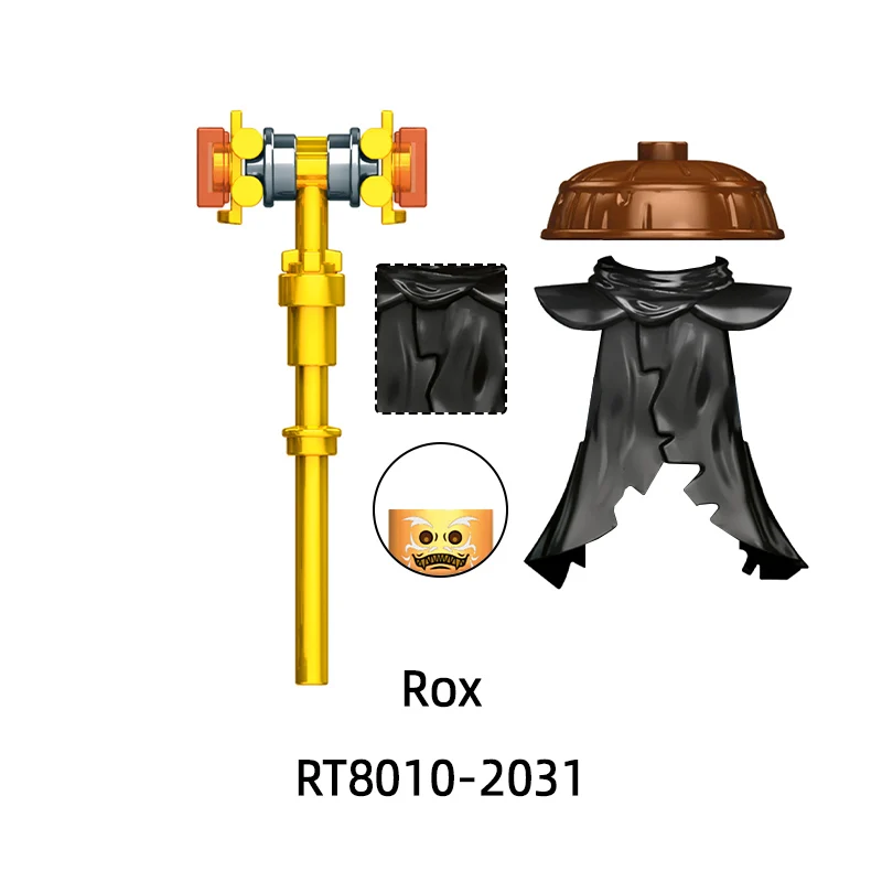 RT8010 Drix Kur Nokt Zarkt Rox 모델 블록 MOC 벽돌 세트 선물 장난감