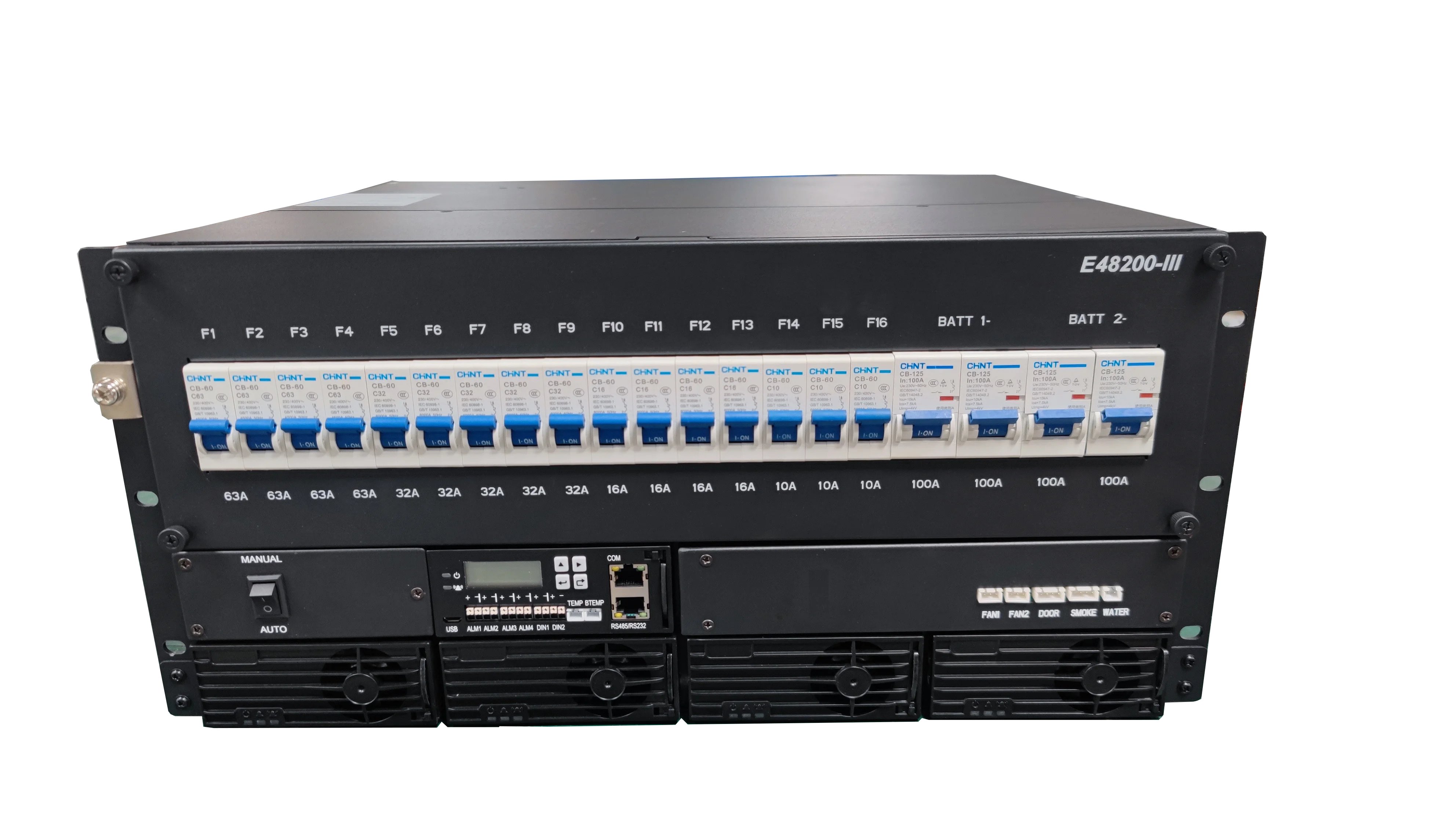 Impow 3U E48120 DC Rectifier System 150A Embedded Telecom Power Supply 19inch 17inch Rack
