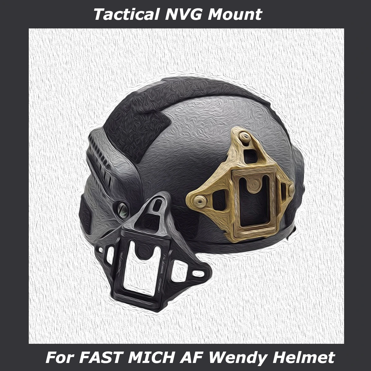 

New Style Tactical Helmet Vas Shroud Three-Hole L4G24 NVG Mount Adapter For FAST MICH AF Wendy Helmet accessories