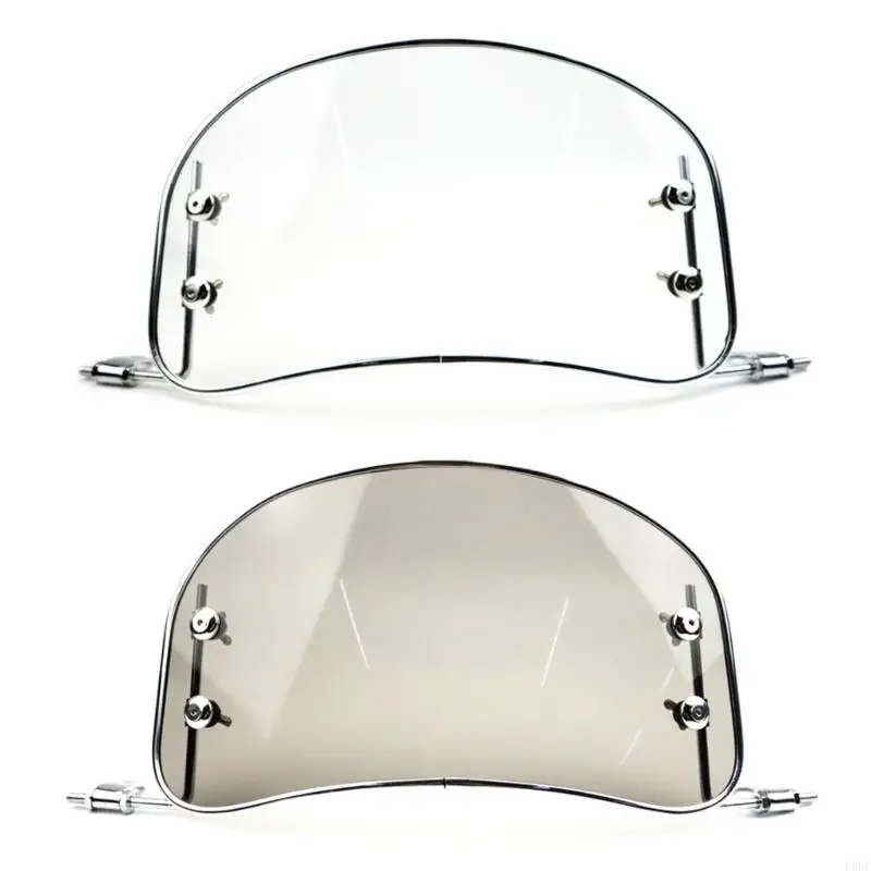 

L9BC Upgraded Motorbike Windshields Universal Windscreen Easy Installs for Scooter