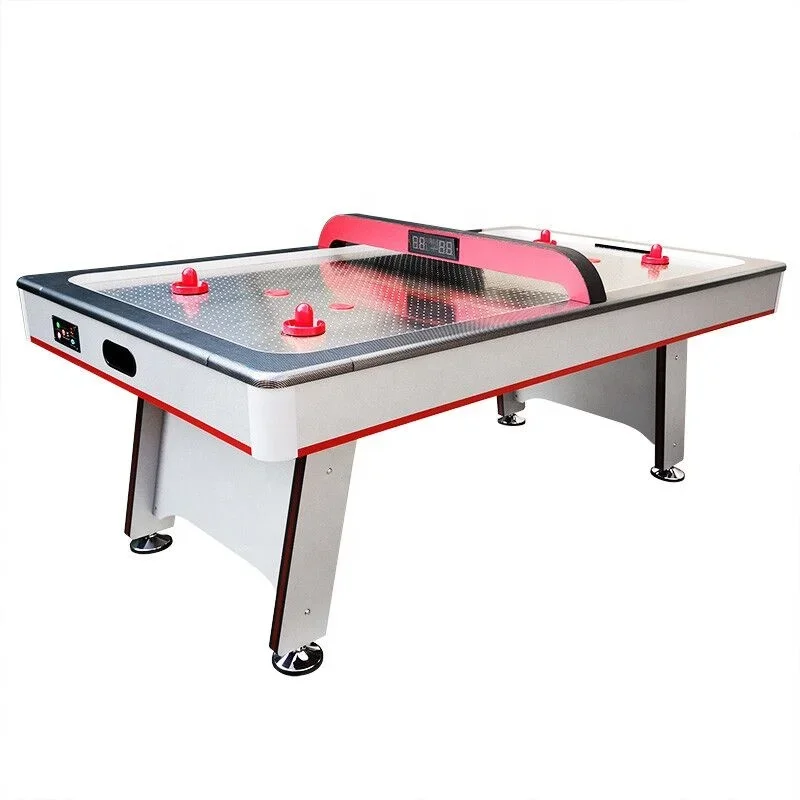 

Aerodynamic Ice Hockey Table with Electronic Scorer Air Hockey emulator Table Indoor Sports Ice Hockey Table Games