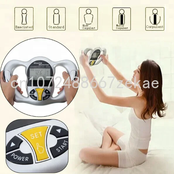 Eletrônico Handheld Body Fat Medindo Instrumento, Beleza