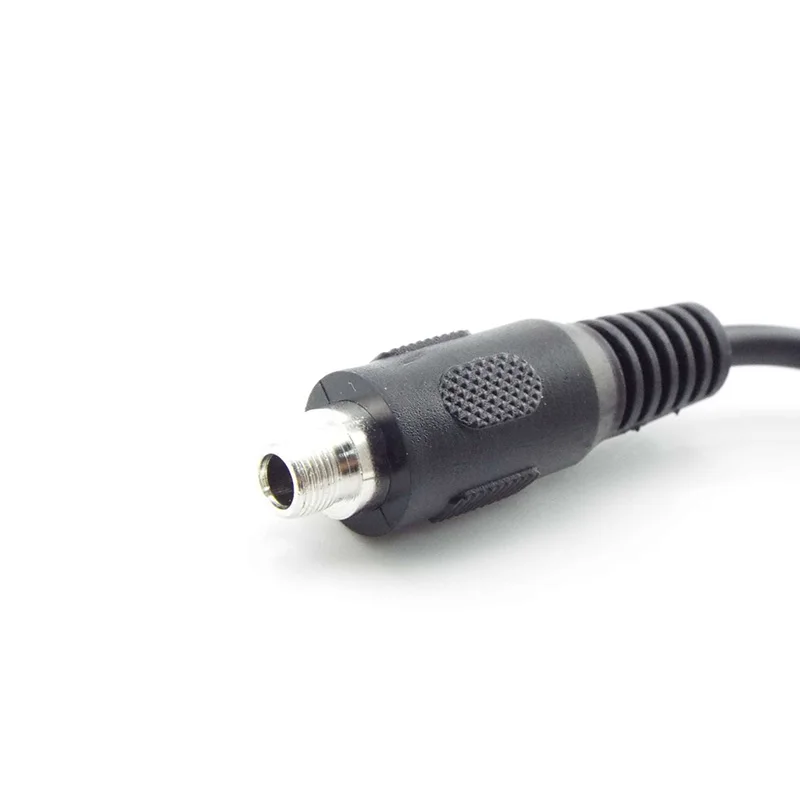 1 pz 3.5mm Stereo femmina a vite femmina Cavo di prolunga Cavo Aux Cavo audio Linea di alimentazione con un dado a vite per cuffie 23 cm G3