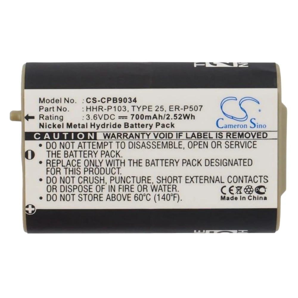 

Ni-MH Cordless Phone Battery for GE Radio Shack Panasonic V tech Ativa AT&T,23-966 43-9004 KX-TGA2352 Type 25 STB103 IA5871 811