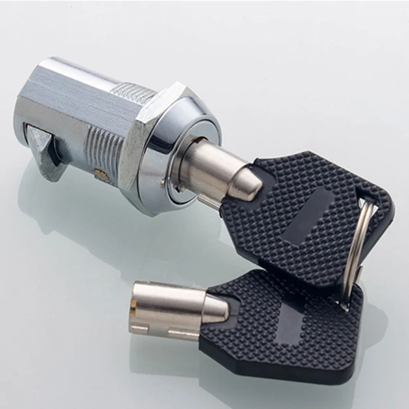 HOT 10PCS Zinc Alloy Industrial Equipment Cam Locks Distribution Box Lock Switch Electric Cabinet Door Locks Cabinet Lock + Keys