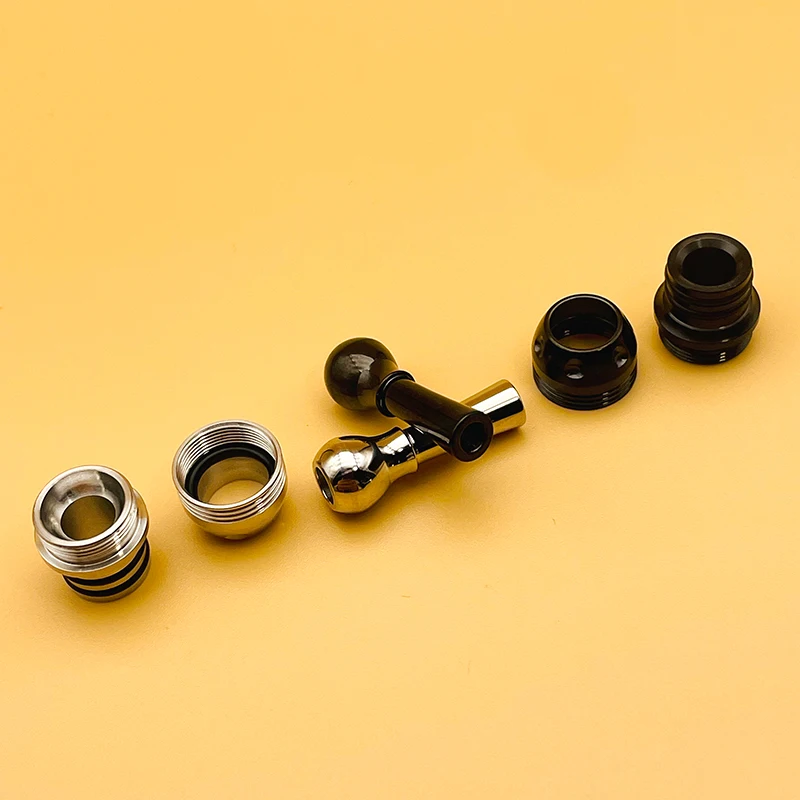 DSX Joystick long 510 mtl Drip Tip Stainless steel polishing Mouthpiece For RTA RDA Atomizer Vape Mod Accessories