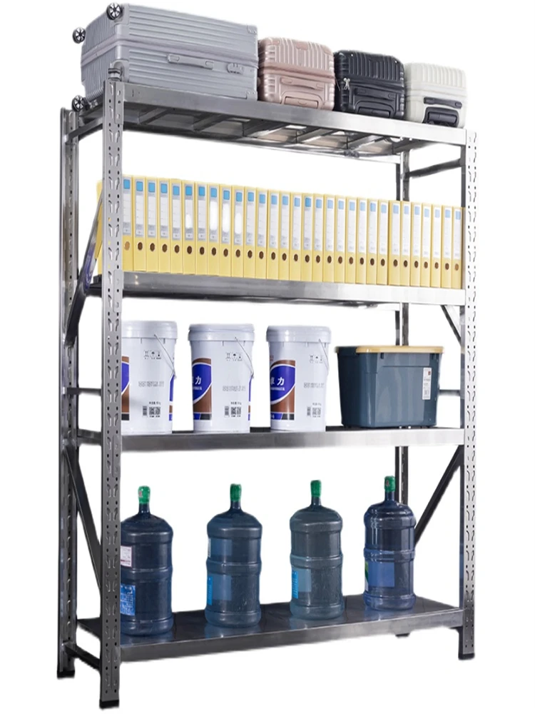 

Stainless steel pharmaceutical factory heavy-duty shelves, storage cold storage basement