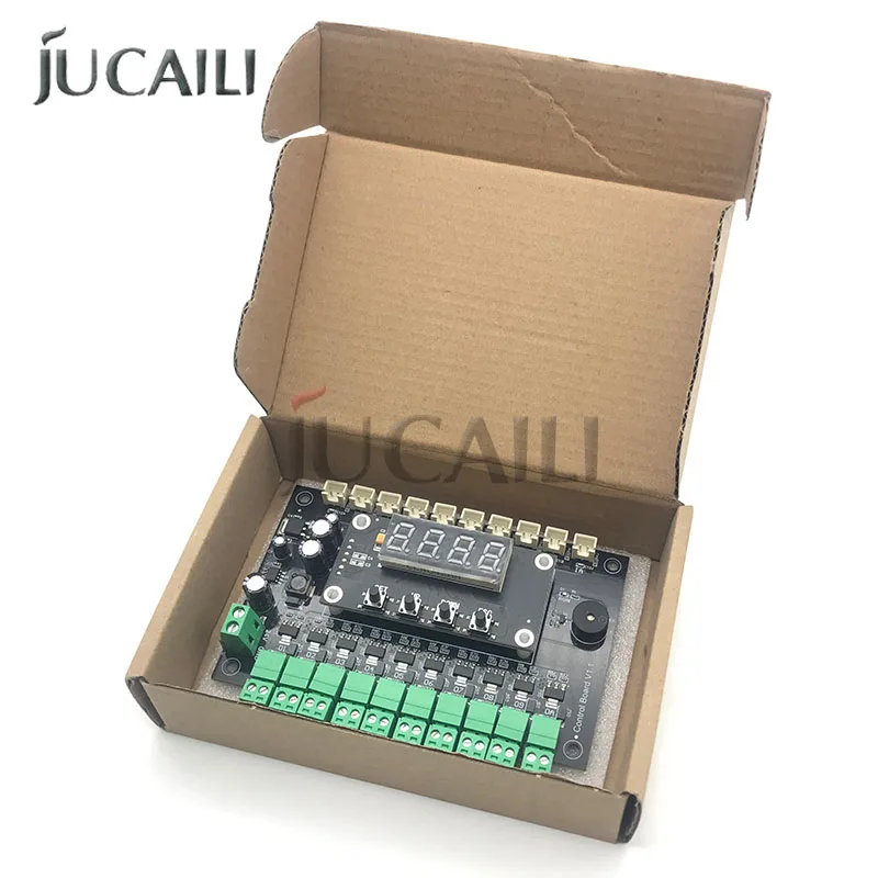 

Универсальная плата управления подачей чернил JUCAILI DC 24V с сигнализацией о нехватке чернил и зуммером для DTF/УФ-принтеров, модуль оповещения о уровне чернил