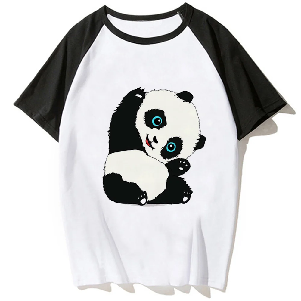 Panda t-shirts women manga t-shirts girl manga clothes