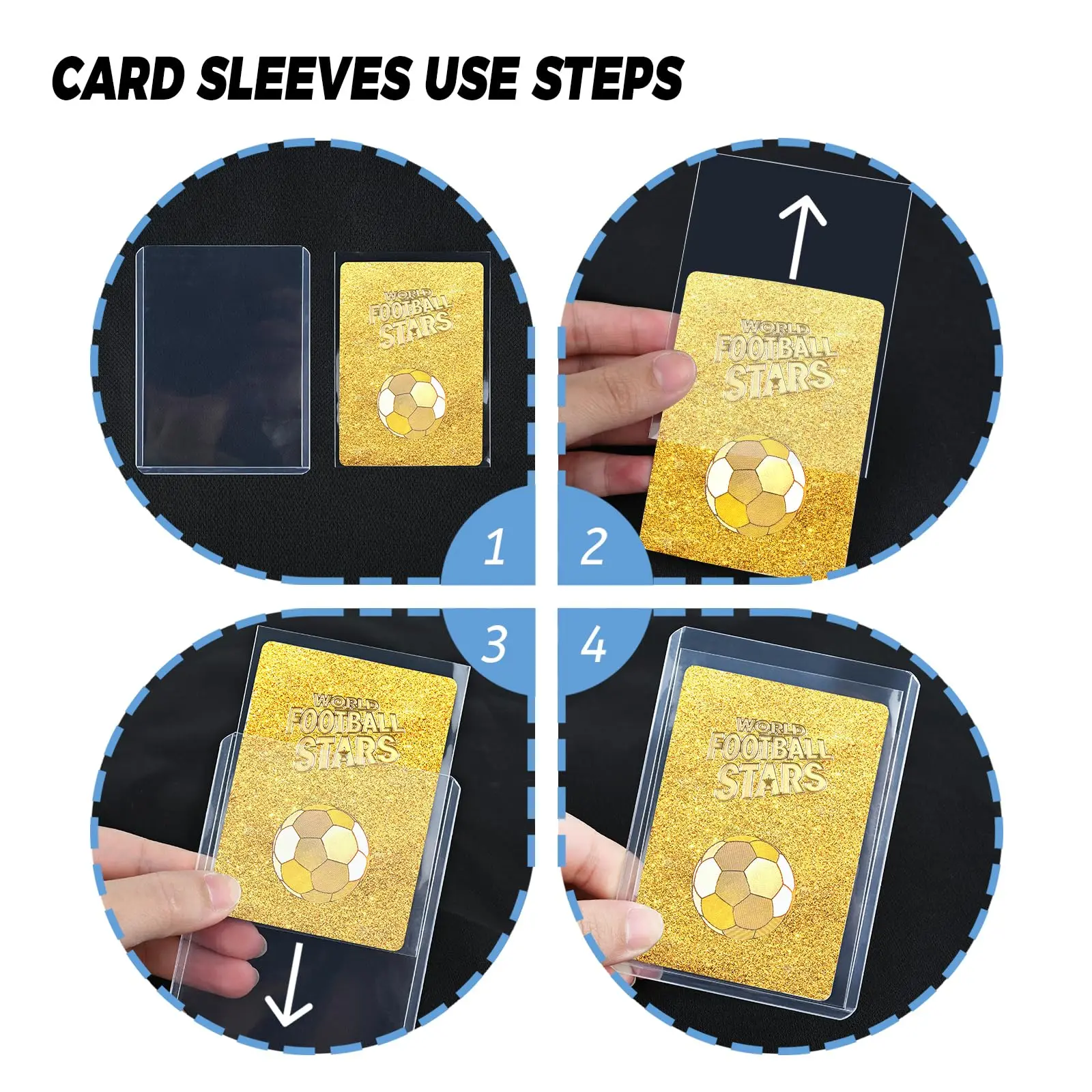 New Protective Film Clear Hard Sleeves And Soft Trading Card Sleeves For  Baseball Football Protectors Tcg Mtg Game Card Holder - AliExpress 26