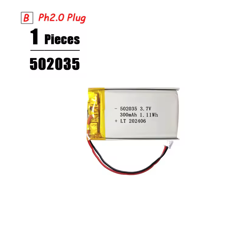 3.7V Lipo Battery Ph2.0 Plug Rechargeable Lithium Battery 3.7V For PS4 Humidifiers GPS Navigation  Bluetooth Speaker MP3 MP4 - Image 8