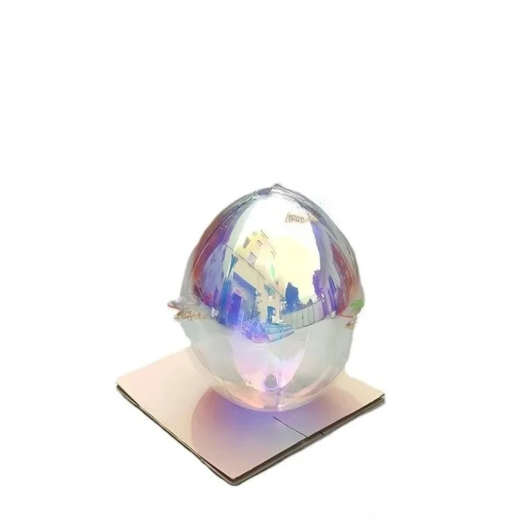 

Commercial Exquisite Inflatable Colorful Mirror Balloon Large Led Reflective Balloon Decoration