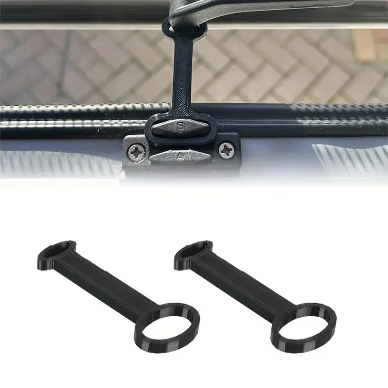 2/4PC RV Window Ventilation Limiters Fit For Polyplastic Easyinstall Durable RV Window Safety Plastic  Lock Accessories ﻿