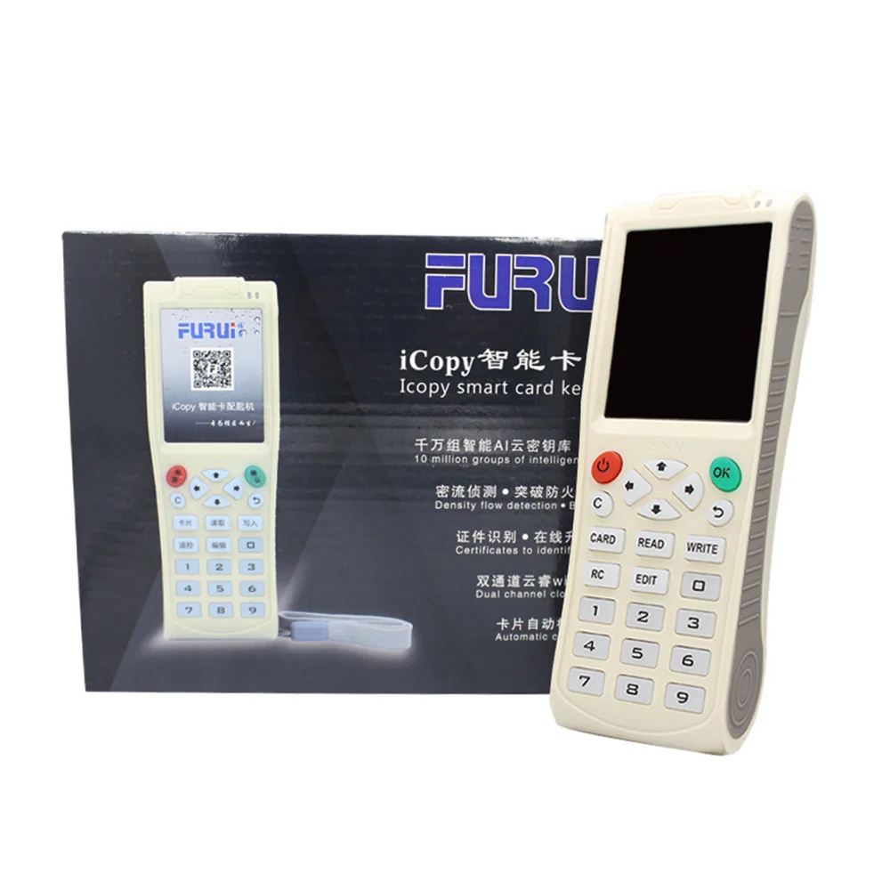 ICOPY8 Pro Smart Chip Reader 13.56Mhz S50 Key Crack Copier 125Khz T5577 Duplicator RFID NFC CUID/FUID Tag Programmer Card Writer