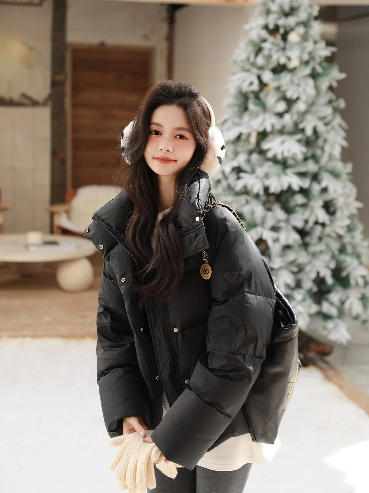 

Женская модная верхняя одежда Xubo DuPont: утепленная куртка-пуховик Tee-Proof с 90% белым пухом, корейский стиль, прямой крой