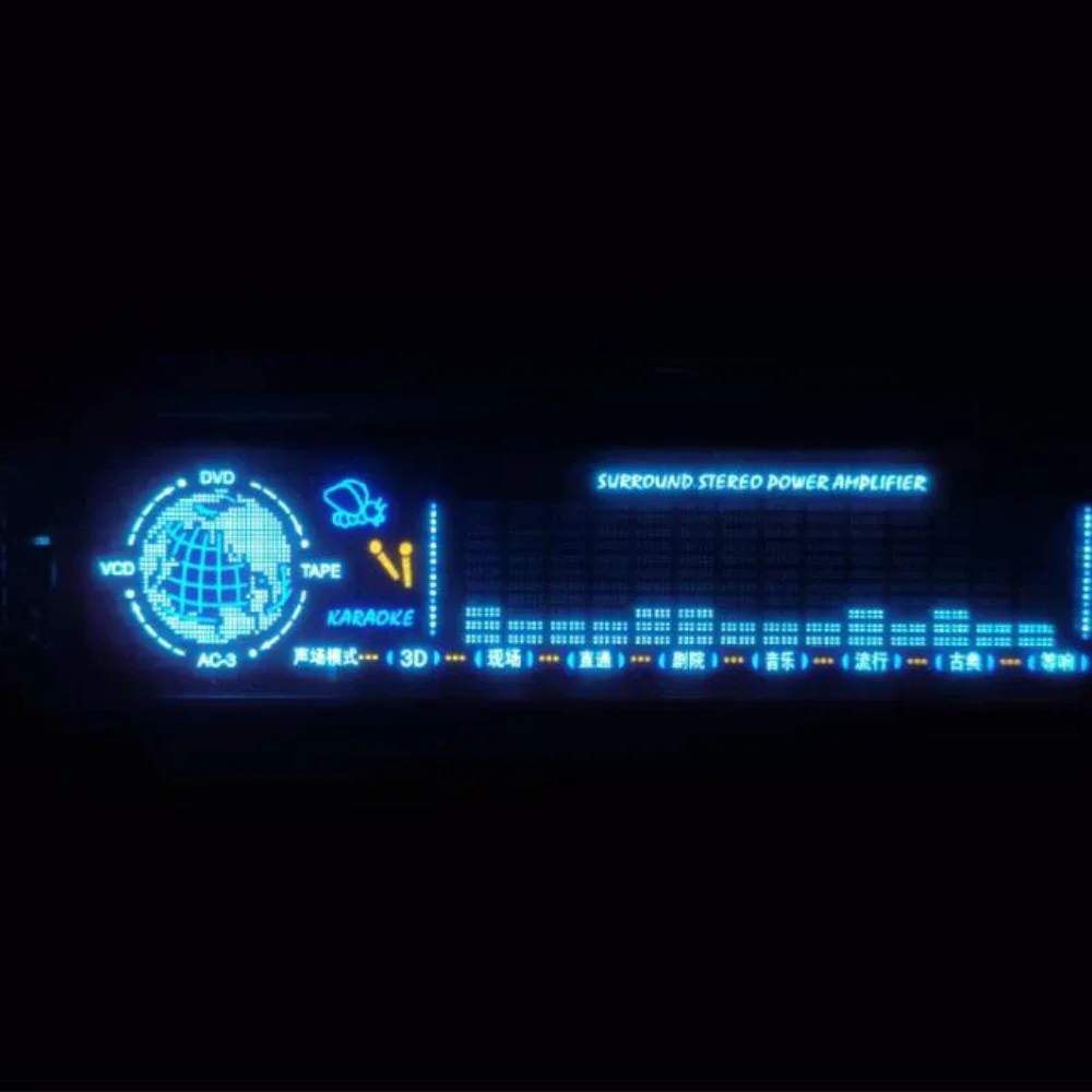Music Spectrum Display Analyzer MP3 PC Amplifier Audio Level Indicator  Rhythm
