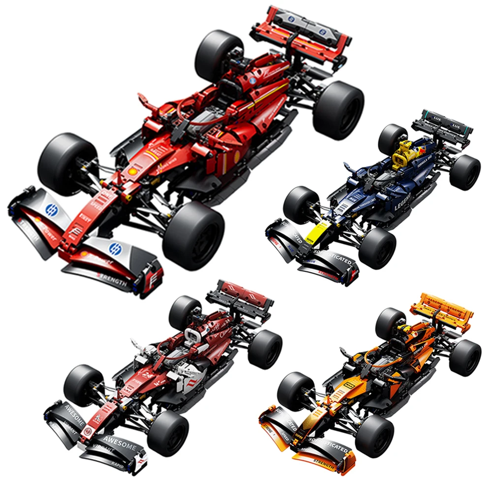 

Обучающие 1000 шт. строительные блоки, игрушечный гоночный автомобиль, 3D модель, креативный стиль MOC, разноцветный классический подарок из фильма для взрослых и детей