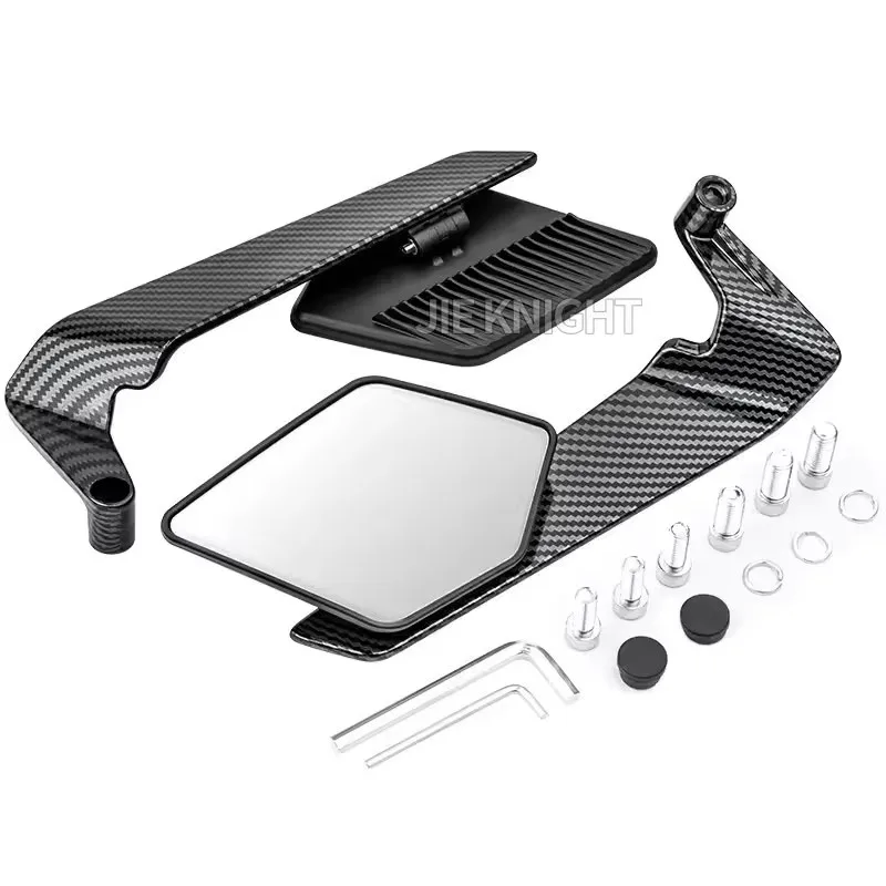 For YAMAHA MT03 MT07 MT09 MT10 MT25 MT-03 MT-07 MT 09 10 25 Motorcycle Rearview Mirror Adjustable Rotating Side View Mirrors view 6